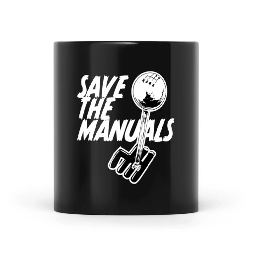 Tazza Save The Manuals nera